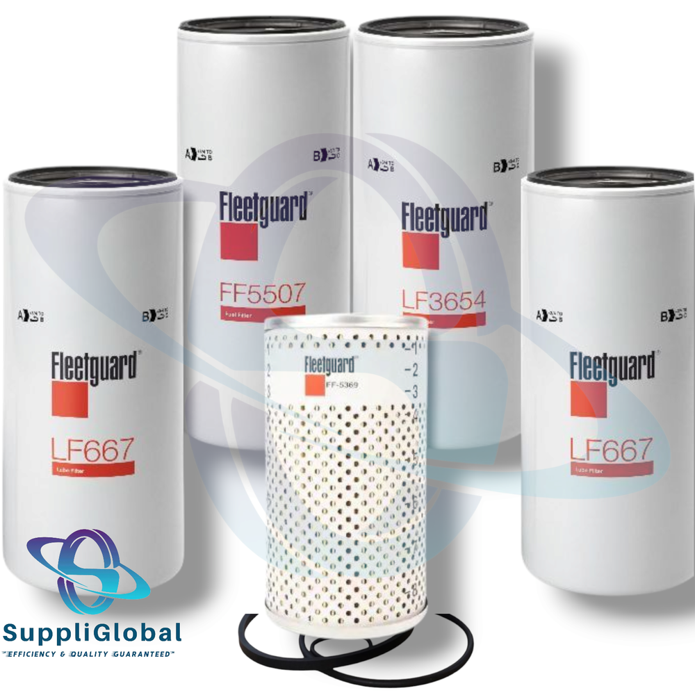 VOLVO D13 OIL CHANGE LF667,LF3654,FF5507,FF5369 