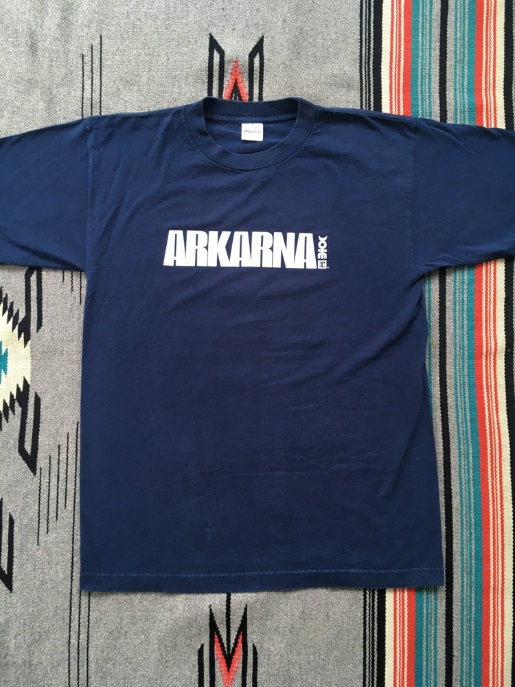 Vintage Y2k Arkarna English Rock Band shirt LARGE 21x29.5 RARE