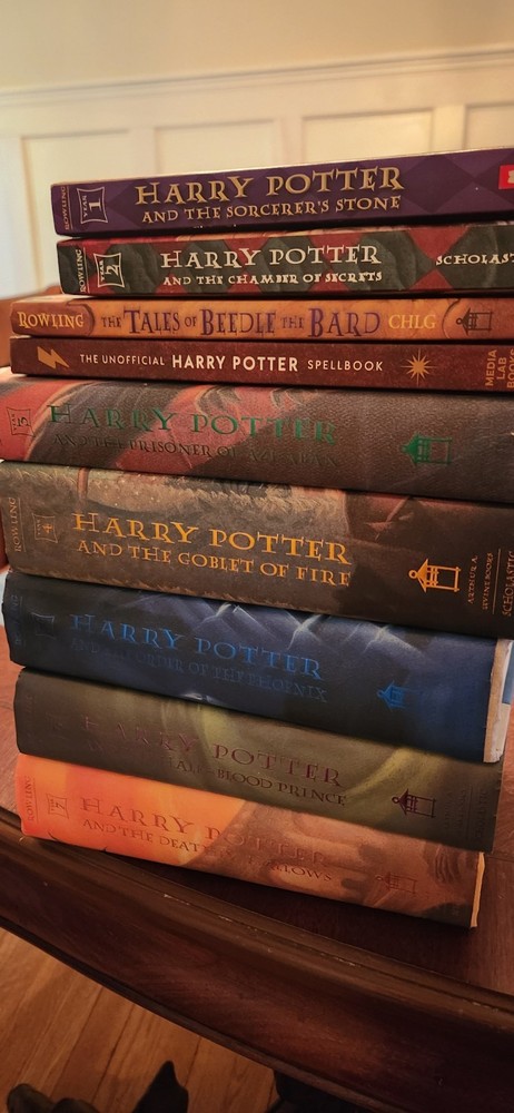 Harry Potter 1-7 Most 1st American Edition Hardcover + Bonus Books JK Rowling