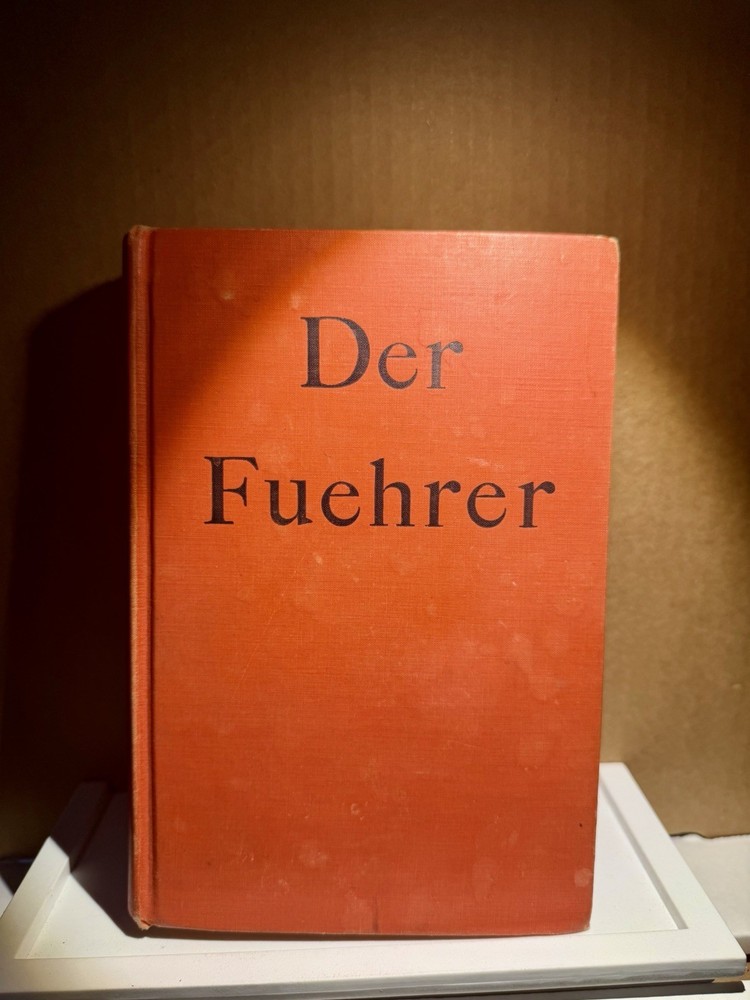 DER FUEHRER BY KONRAD HEIDEN BOOK Hitler 1944 1st Edition World War WWII