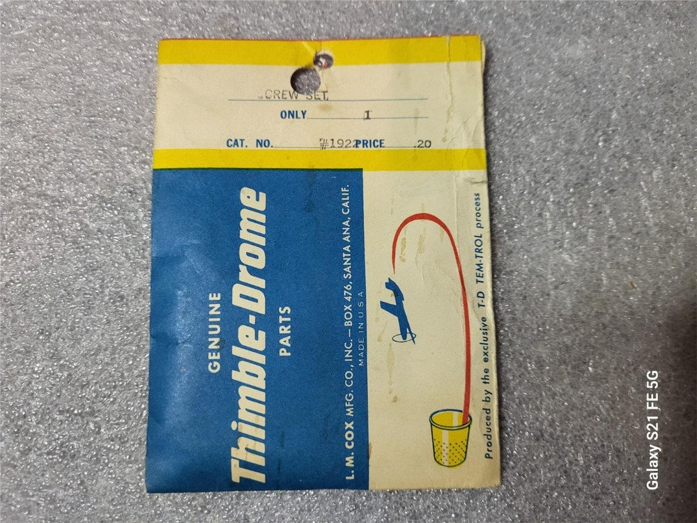 Genuine Cox Thimble Drome Screw Set #1922