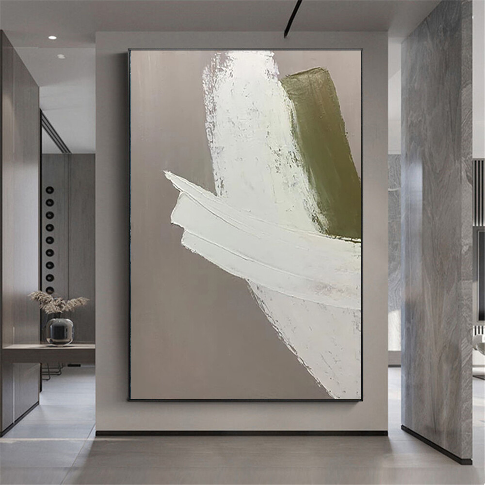 Modern Simple Canvas Oil Painting For Living Room Decor Art Handmade Abstract