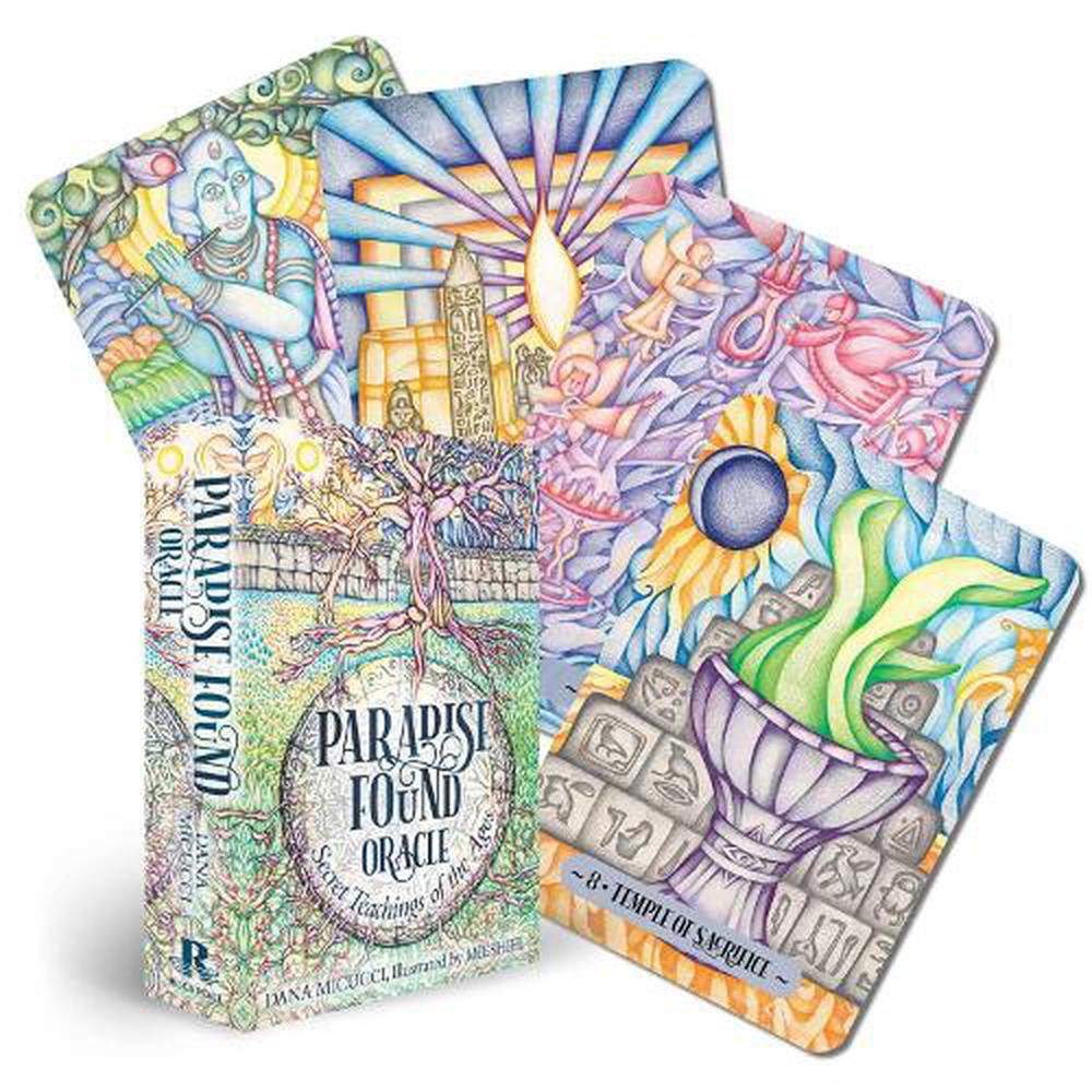 Paradise Found Oracle: Secret Teachings of the Ages by Dana Micucci (English) Ca