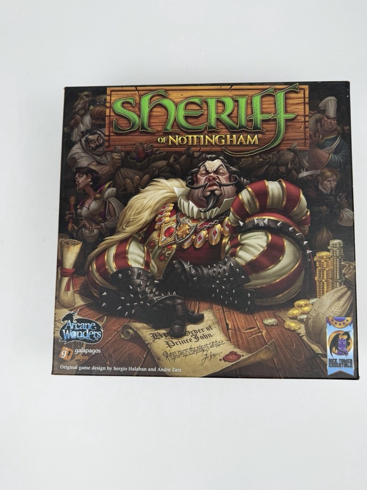 Sheriff of Nottingham Arcane Wonders Board Game 2014 Used Condition Board Game
