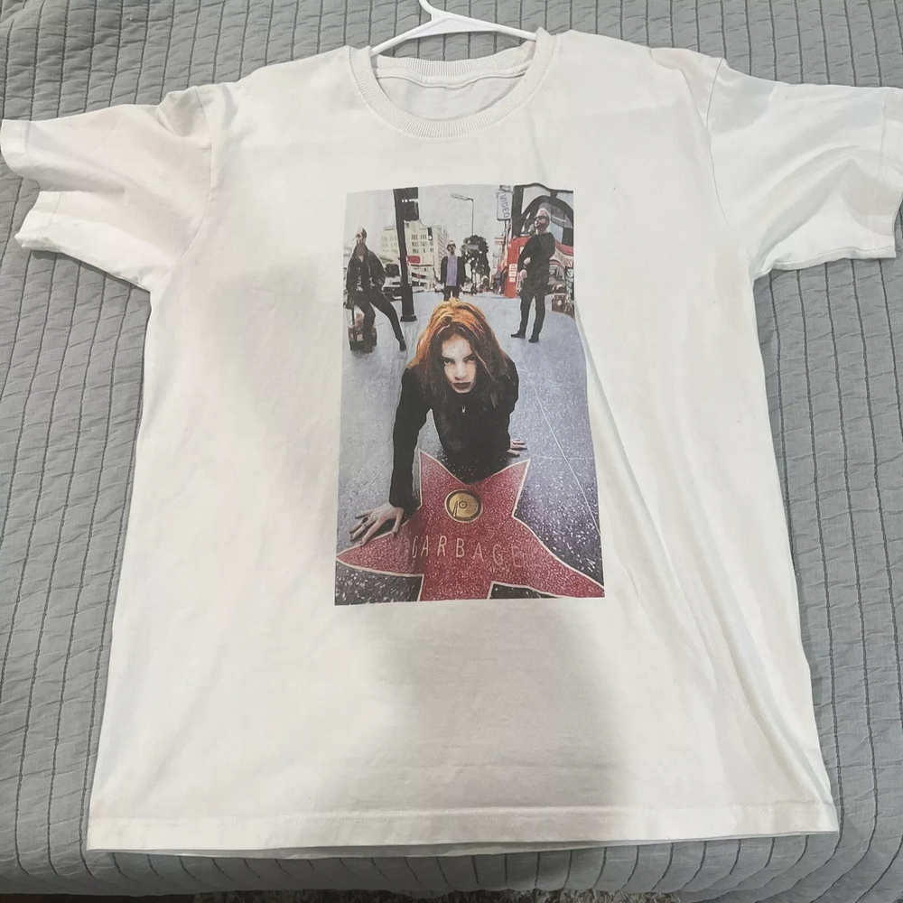 Vintage 1996 Garbage Band Tour Tee with Shirley Manson FL0378