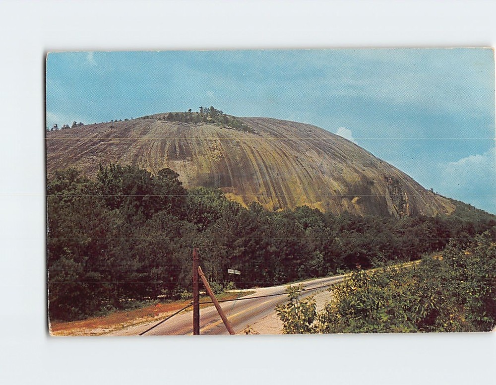 Postcard Stone Mountain 16 Miles from Atlanta Georgia USA