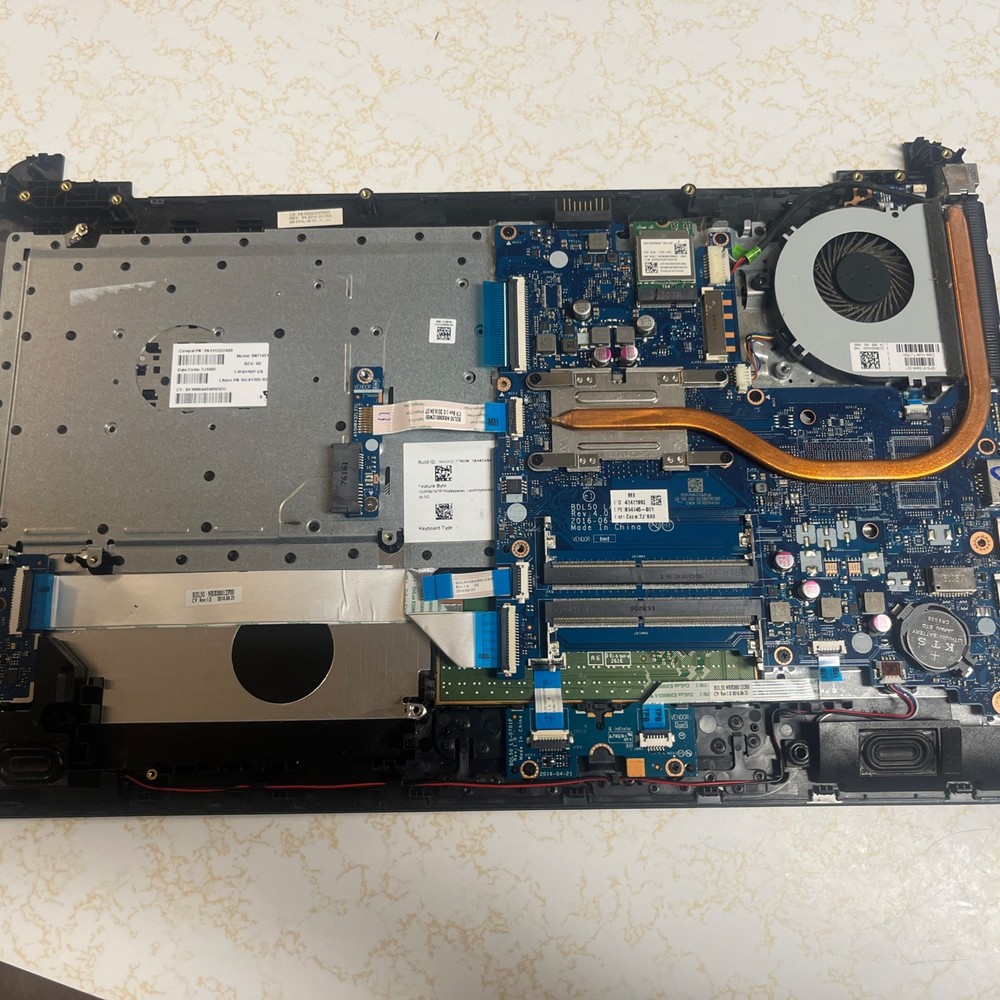 ORIGINAL HP 15-AY014DX INTEL i5-6200U 2.3GHz CPU MOTHERBOARD LA-D704P 854945-601