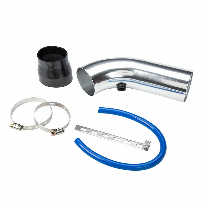Universal 3 Inch Aluminum Silver Turbo Intercooler Pipe Kit