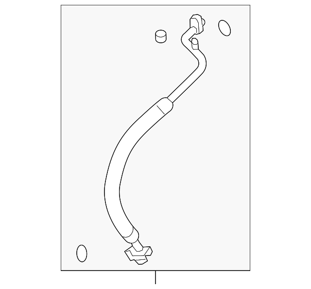 Genuine Nissan Suction Hose 92480-6JR0A