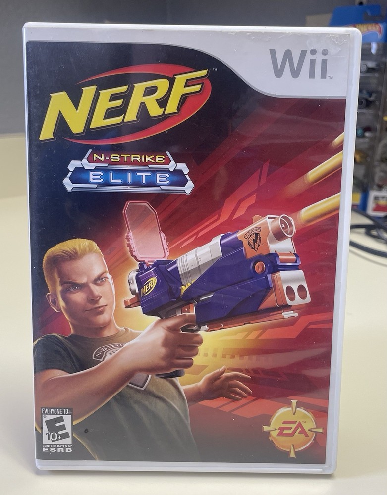 Nerf N-Strike Elite (Nintendo Wii, 2009) with Manual