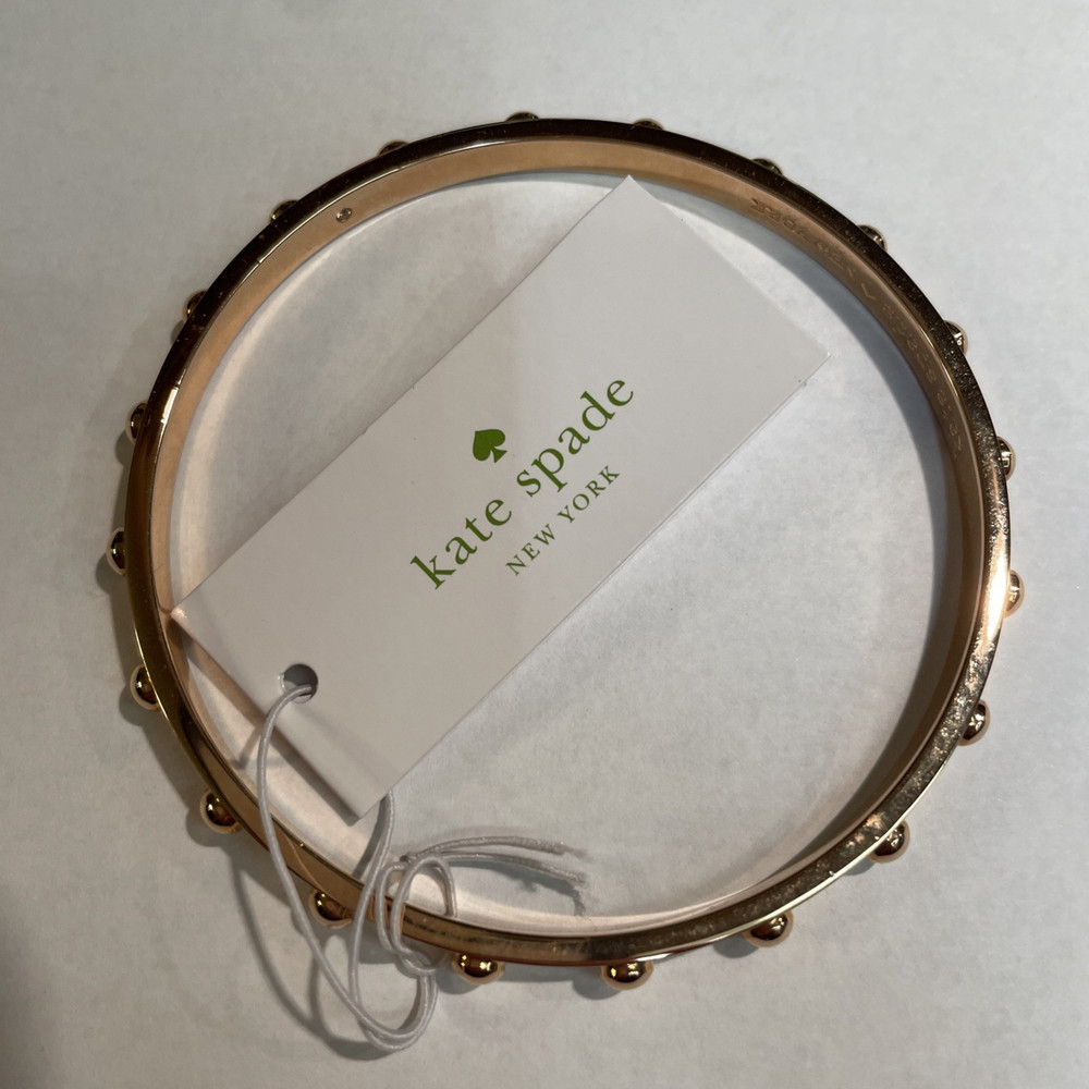 kate spade rose gold bangle bracelet NWT