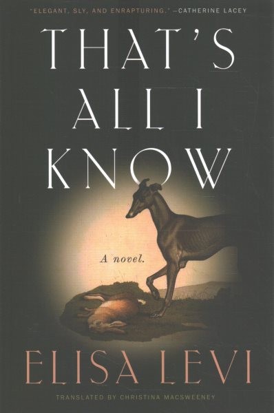 That's All I Know, Paperback by Levi, Elisa, Brand New, Free shipping in the US