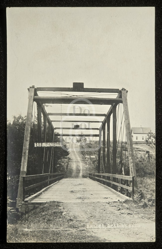 RPPC Bridge in Rollingbay, Washington. C 1918 Kitsap County 