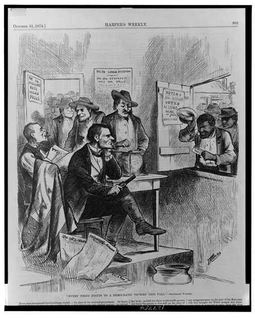 Race Discrimination,African American Civil Rights,1874,Southern Papers,Voting