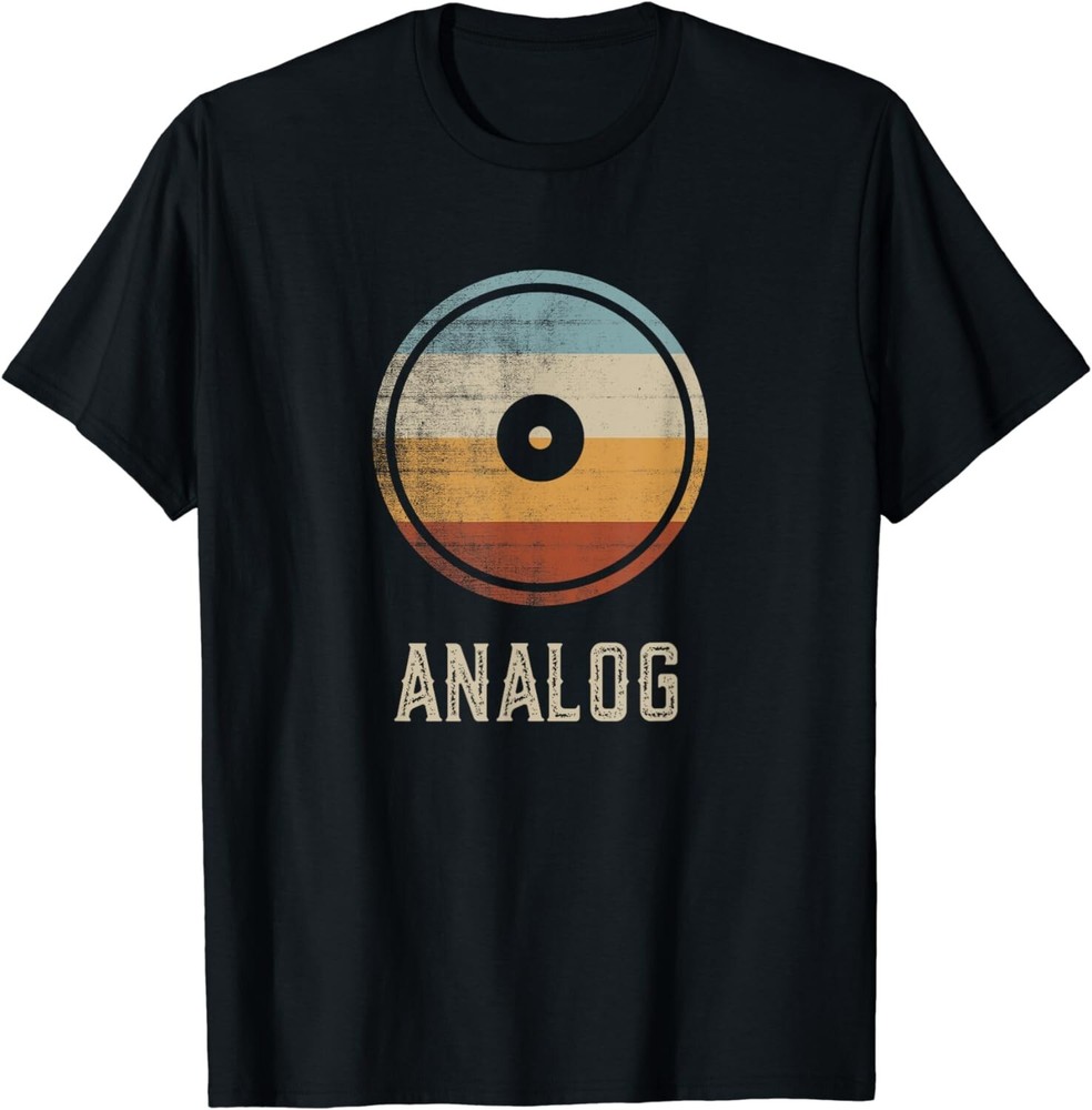 Analog Vinyl Retro Music Lover Vintage Record Audiophile Gift T-Shirt