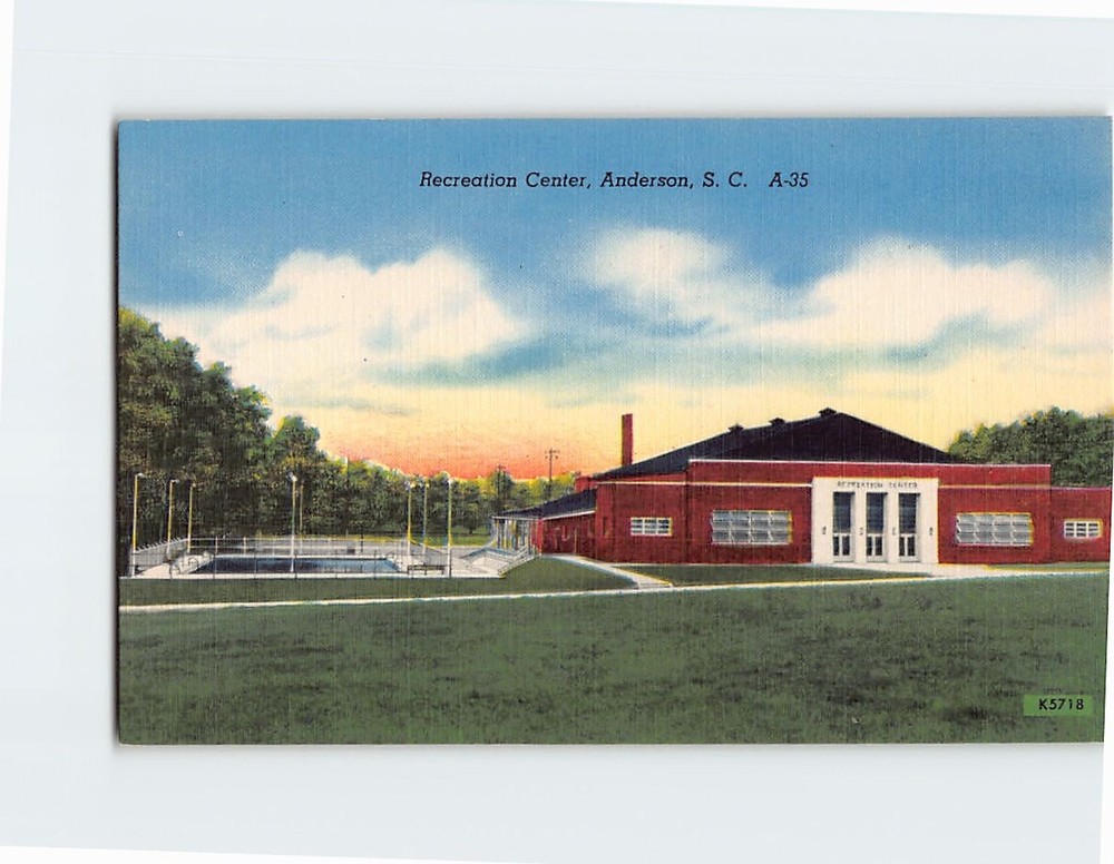 Postcard Recreation Center Anderson South Carolina USA
