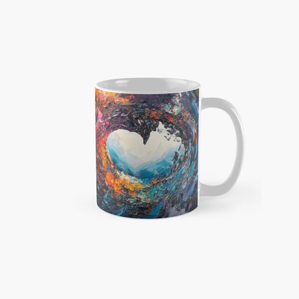 Abstract Art Mug Colorful Swirl Classic Mug, Gift For Family-image