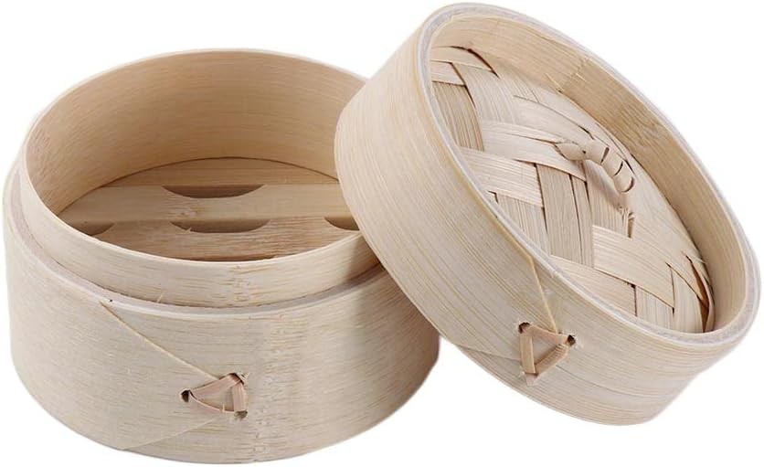 Natural Bboo Steer Basket, Tradital Chinese Food Steer Basket