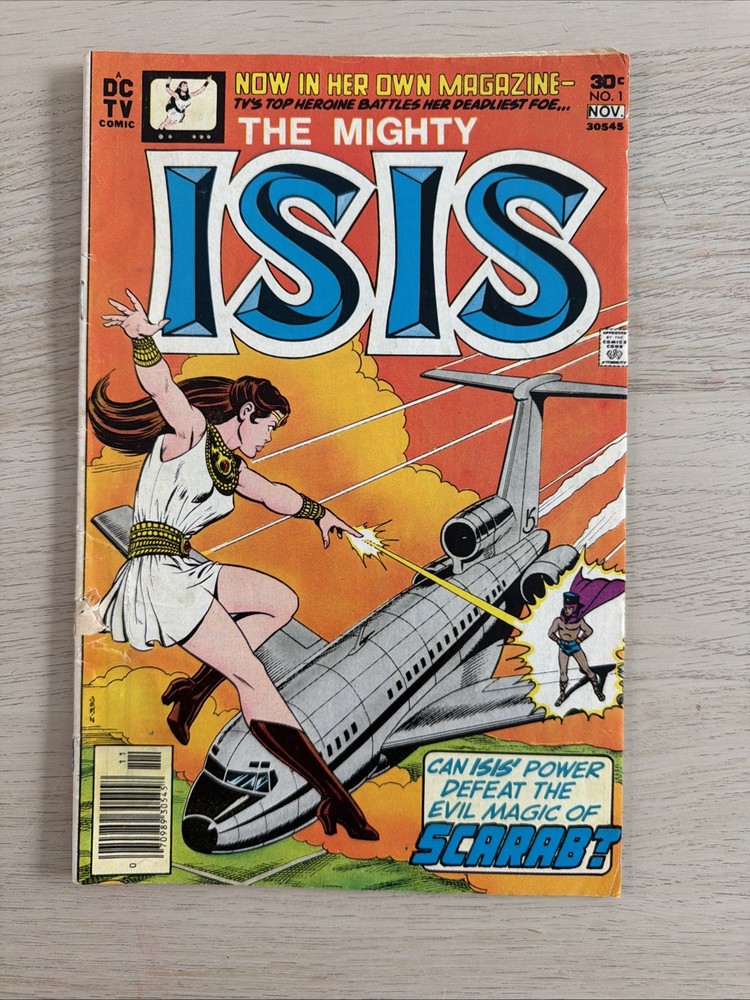 The Mighty Isis #1 DC Comics 1975 Bronze Age 1st Issue Scarab VG GD