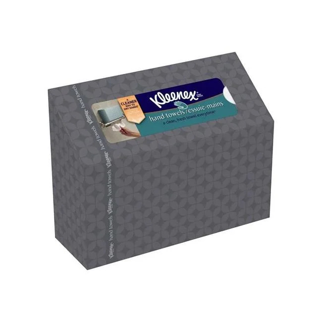 Kleenex Disposable Paper Hand Towels 6 Boxes 60 Tissues per Box (360 Total ...