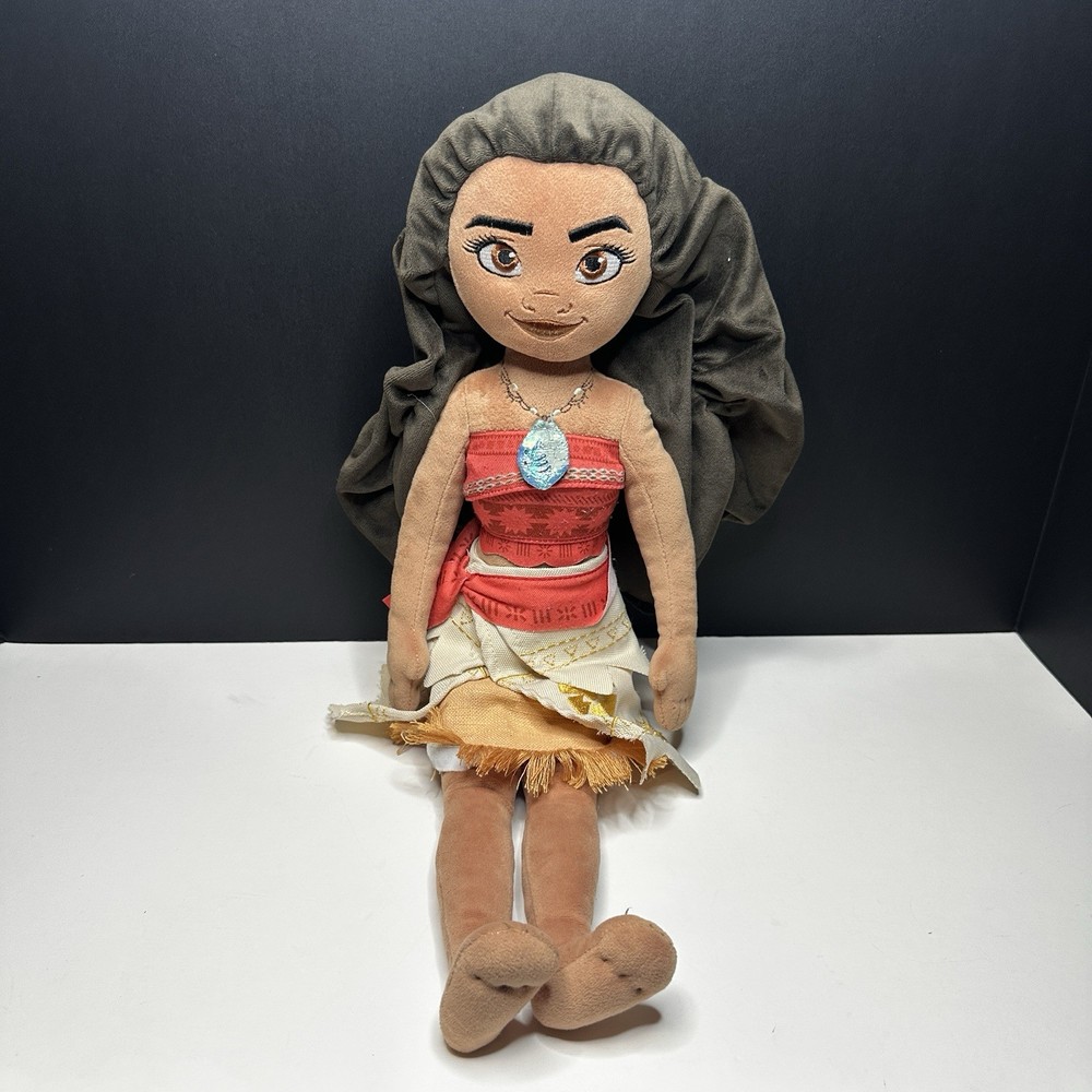 Disney Store Exclusive Princess Moana Stuffed Plush Doll 20