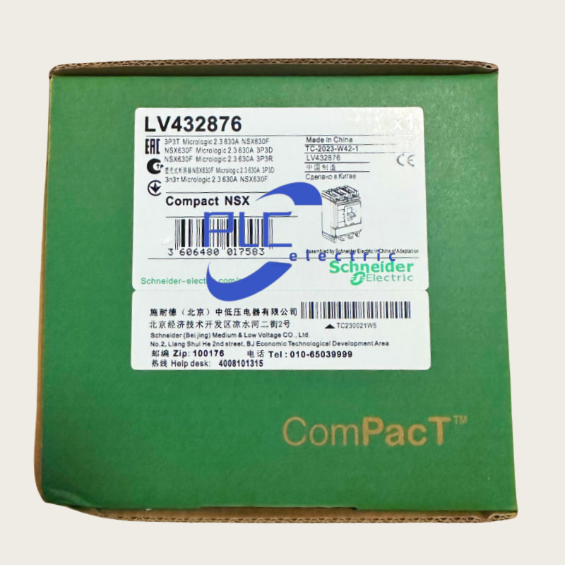 LV432876 1PC NEW Schneider Circuit breaker ComPact NSX630F 630A, 3 poles 3d