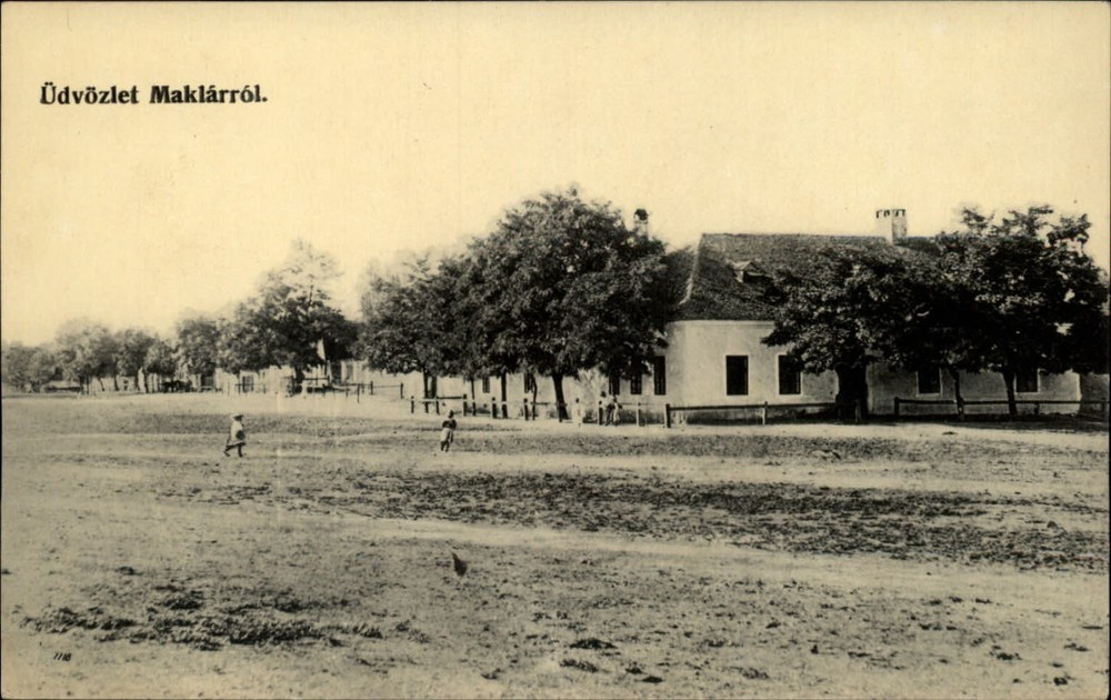 Gruss Aus Maklar Hungary vintage postcard s687