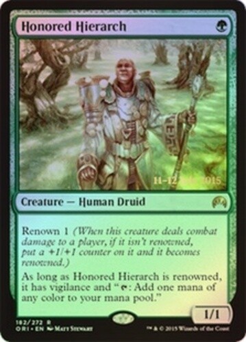 Pre-Release Promos - Honored Hierarch - Foil - Prerelease Promo