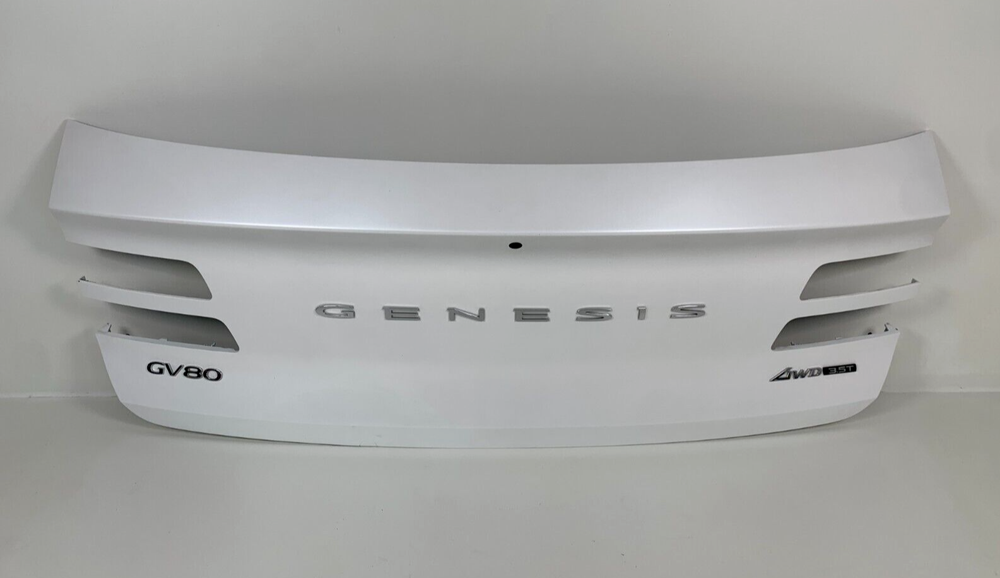 2021 2022 Hyundai Genesis GV80 Rear Tail Gate Finish Panel White 87311-T6000 OEM