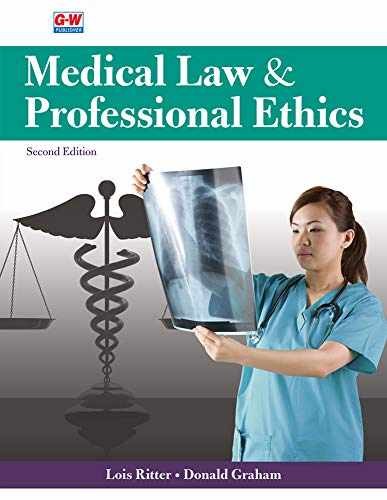 Medical Law & Professional - Paperback, by Ritter Lois; Graham - Very Good