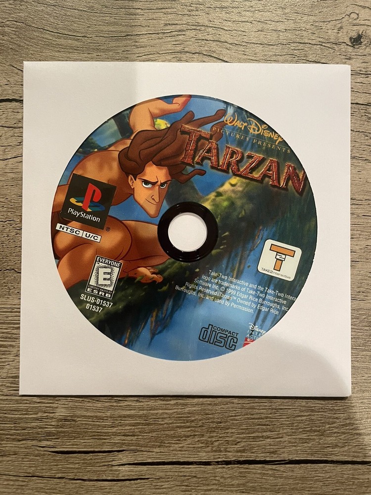 Disney's Tarzan; Loose Disc (Sony PlayStation 1, 1999)