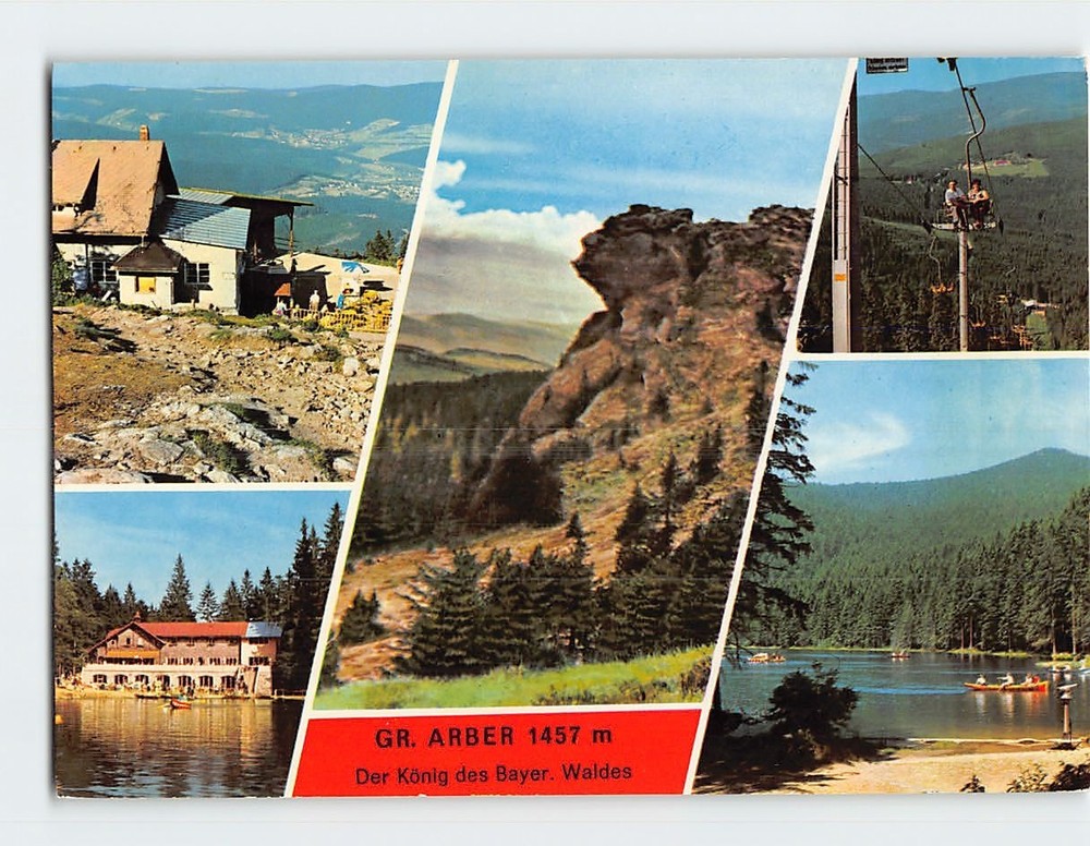 Postcard Scenes & Views Bavarian Forest Germany