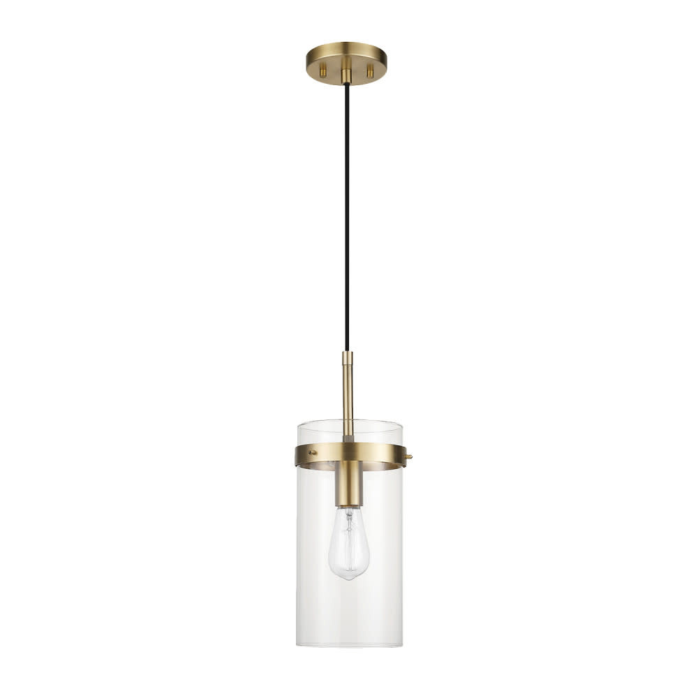 Globe Electric 6-Inch Brass Connor Mini Pendant Lighting Fixture