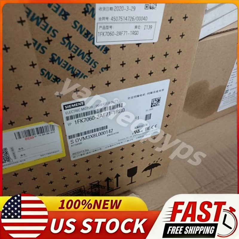 1FK7060-2AF71-1RG0 Siemens Servo Motor 1PC Brand New Factory Sealed Fast Shippin