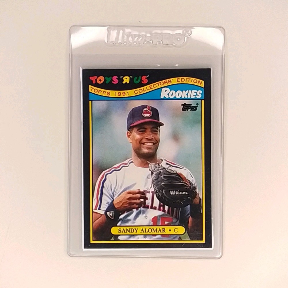 1991 Topps Toys R Us Rookies - Sandy Alomar Jr. #1 Cleveland Indians Baseball