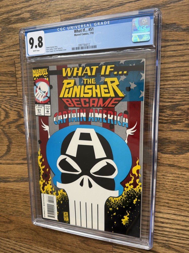 What If #51 The Punisher Became Captain America Marvel Comics 1993 NM CGC 9.8