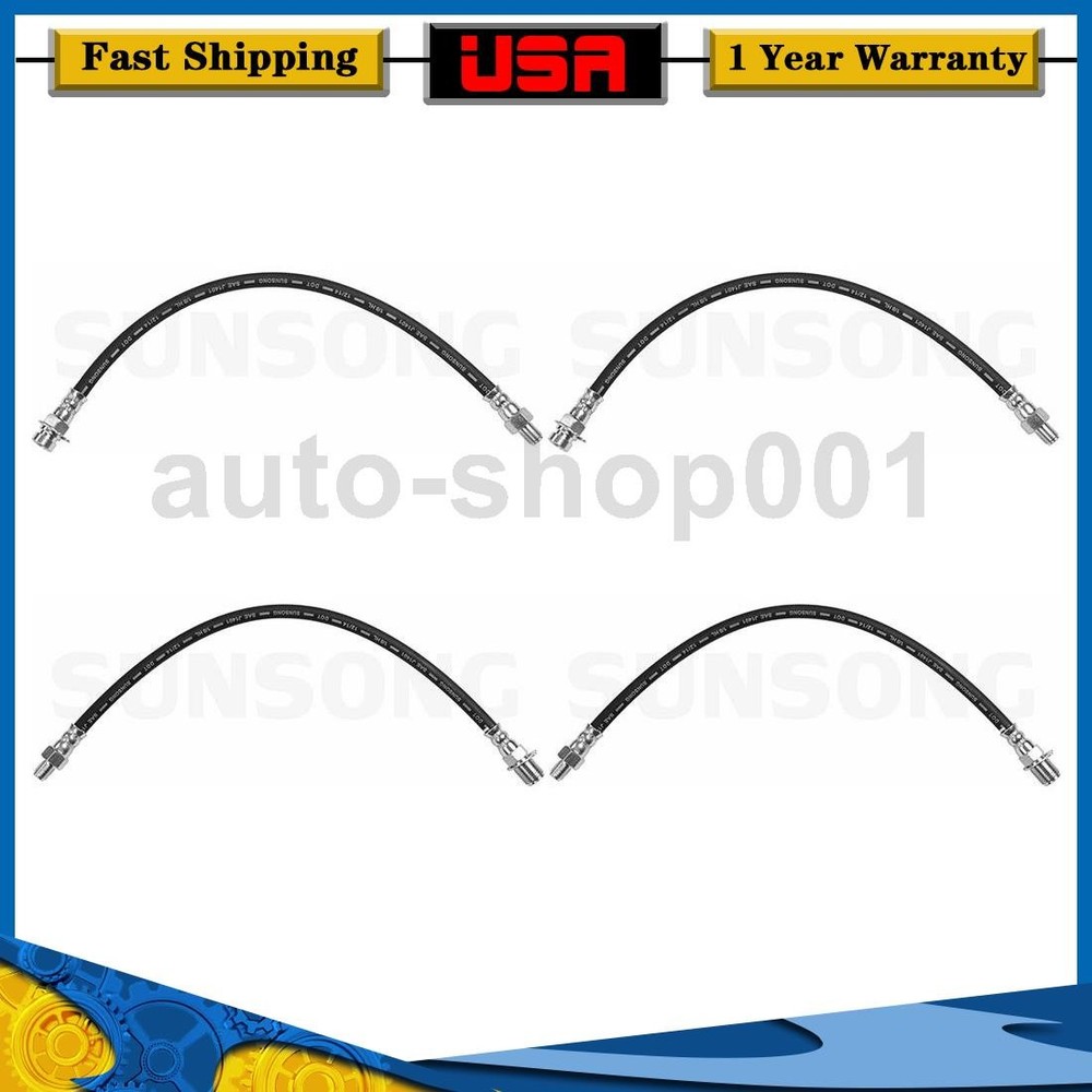 Front Rear Brake Line Brake Hose For GMC 300 4.4L 1959 1958 1957 1956 1955