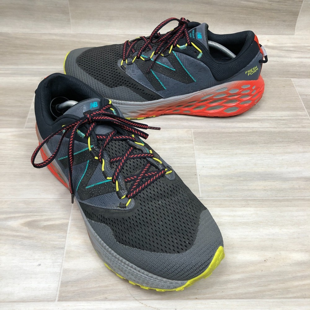 New Balance Men's Size 12 4E More Trail V1 Orange Grey Athletic Running Shoes