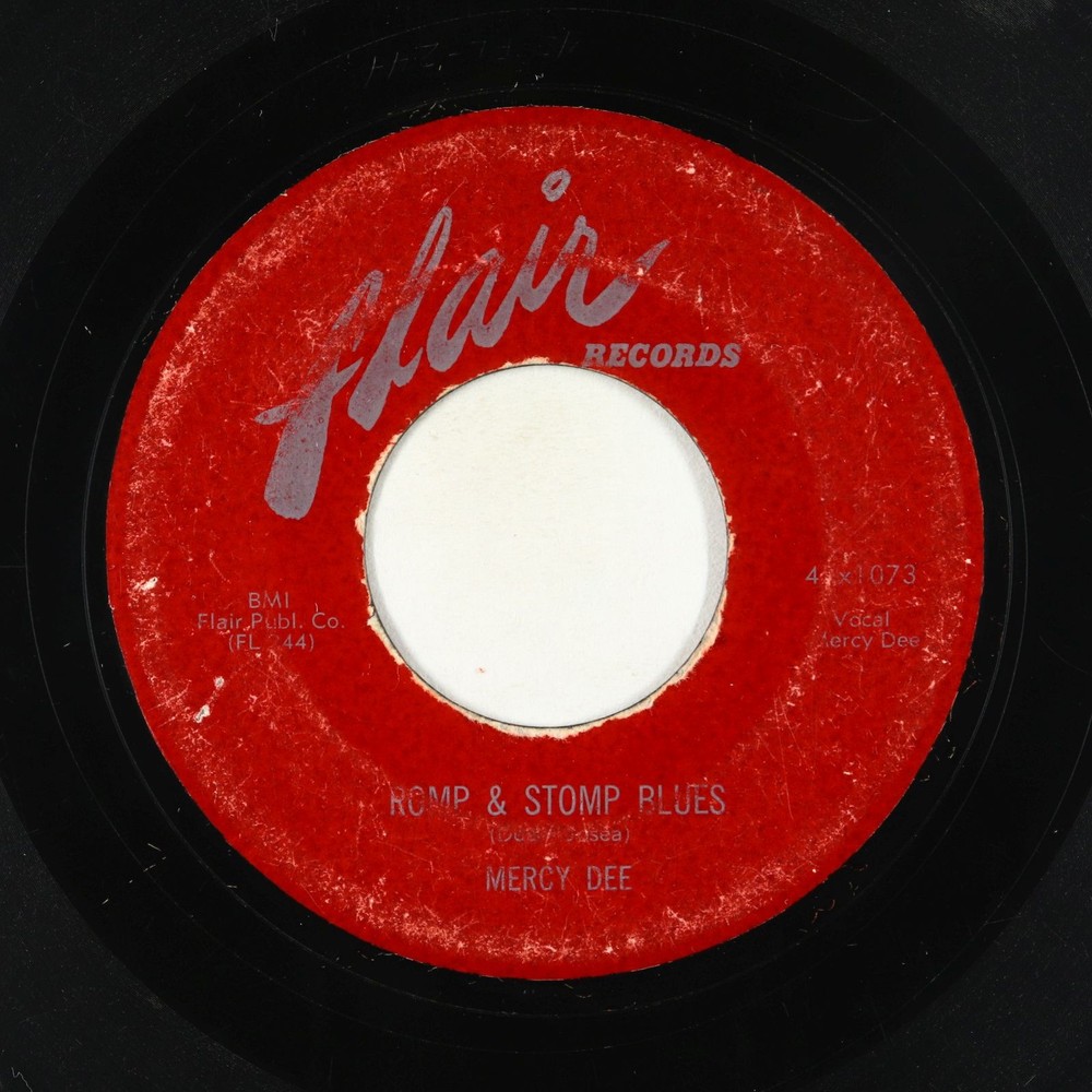 Blues R&B Rocker 45 - Mercy Dee - Romp & Stomp Blues - Flair