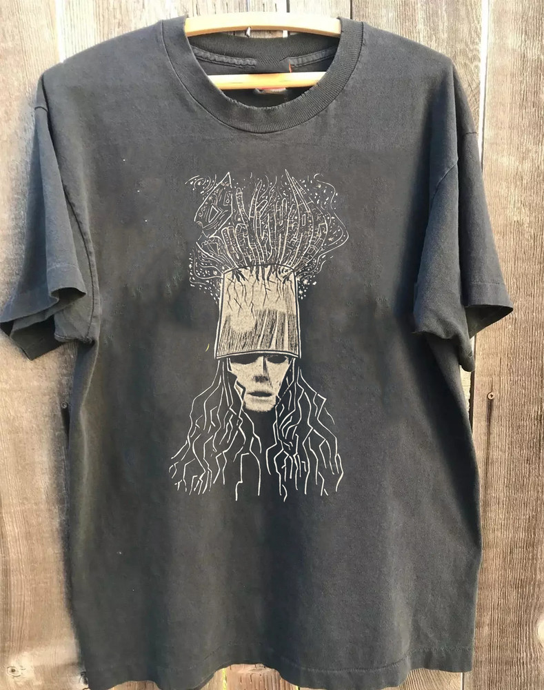 90s Buckethead Classic style Charcoal Men Women T shirt Unisex