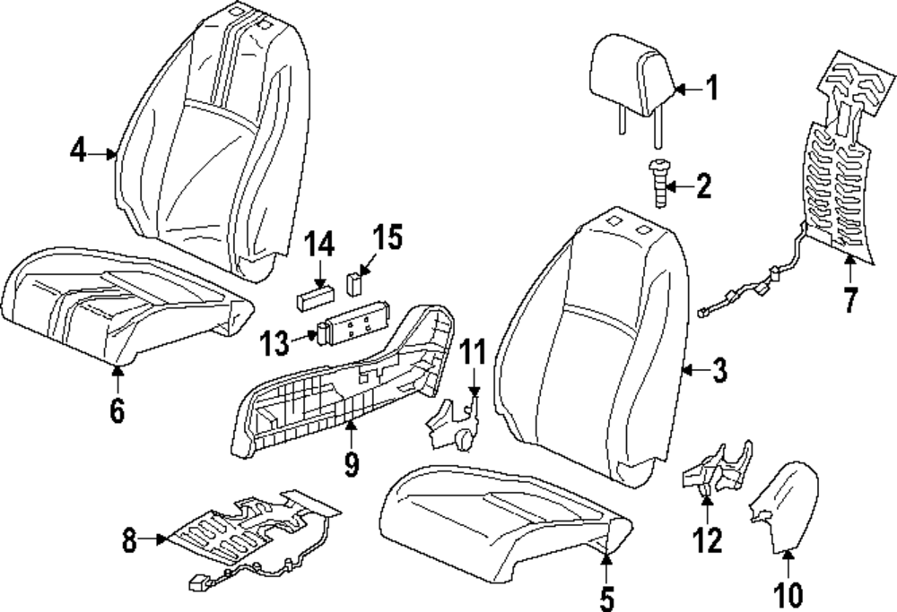 Genuine Honda Cushion Cover 81131-3A0-A71ZA
