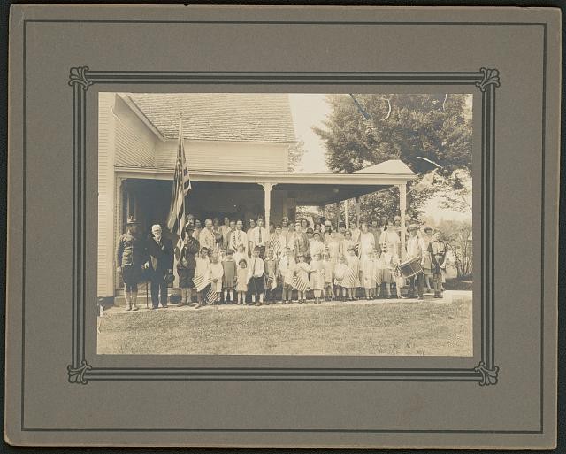 Wallingford Vermont Charles W Priest Family Group 1927 Civil War Veteran