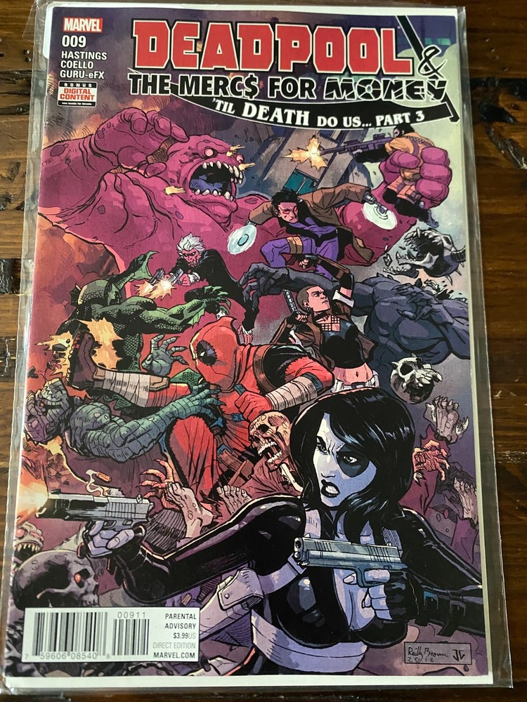 Marvel DEADPOOL and THE MERCS FOR MONEY #9 9.4 NM