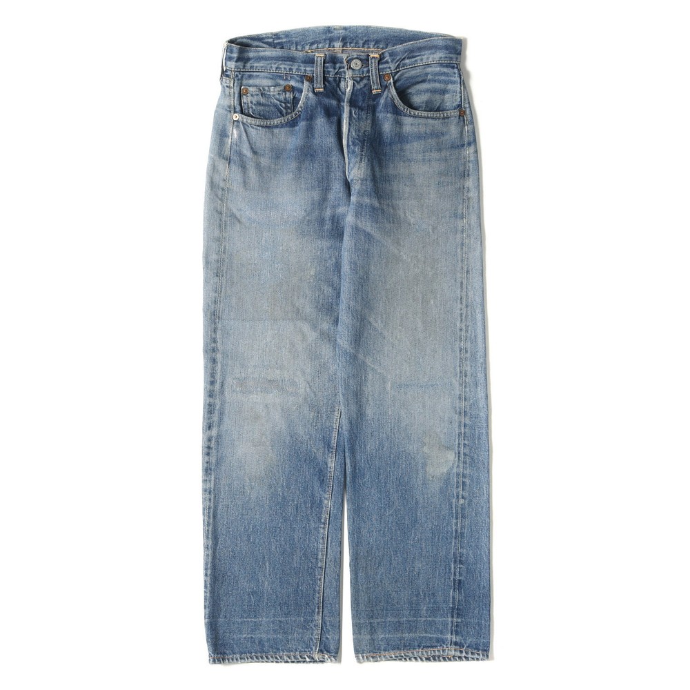 Levis / Vintage Leather Vice Denim Pants Size Details W28 Patch 503Bxx Indigo