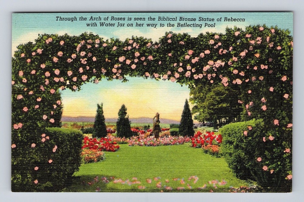 Hershey PA-Pennsylvania, The Hershey Rose Garden, Antique, Vintage Postcard