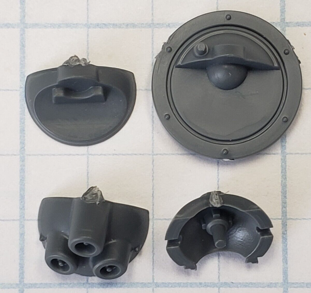 40k Genestealer Cult Bits Achilles Ridgerunner Flare Launcher & Radar Dish Set-image