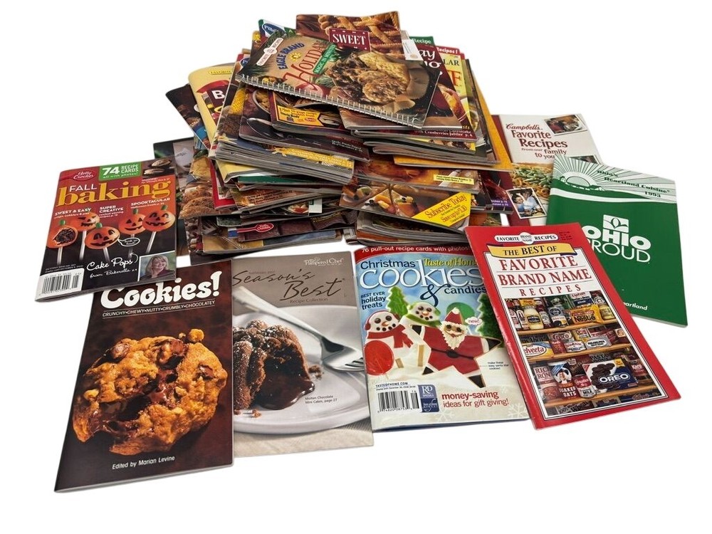 68 Pillsbury Brand Name MIX LOT Recipe Booklets Cookbooks Cooking Baking Vintage