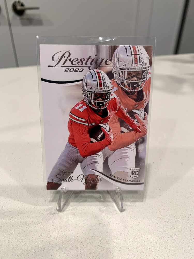 2023 Panini Prestige Jaxon Smith-Njigba Rookie Card Ohio State/Seahawks