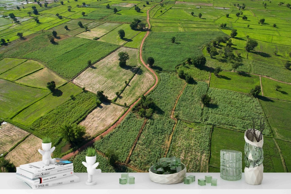 3D Plains Farmland Landscape Wall Murals Wallpaper Murals Wall Sticker