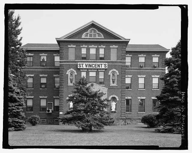 Tacony Philadelphia PA St Vincents Catholic School 1900s Brick Building